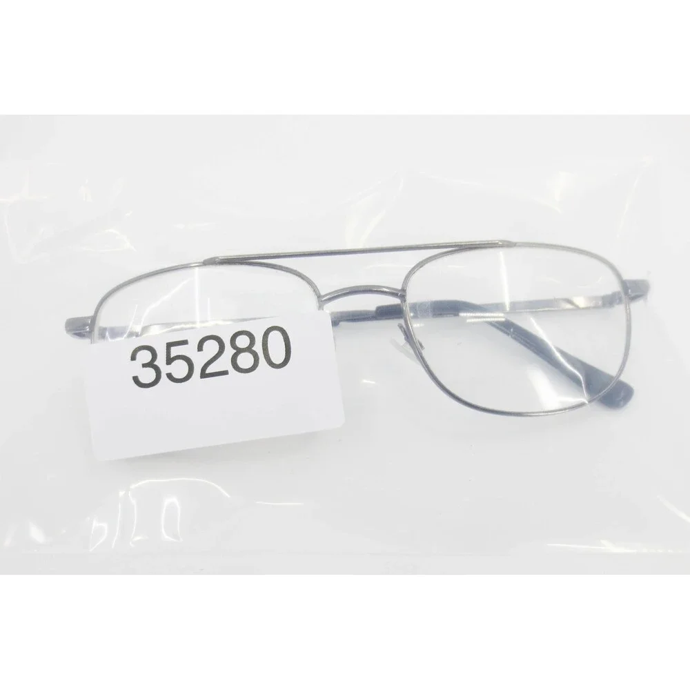 Traditions T 03 COL 20 Aviator Eyeglass Frames Gunmetal Grey 53-18-135 Metal